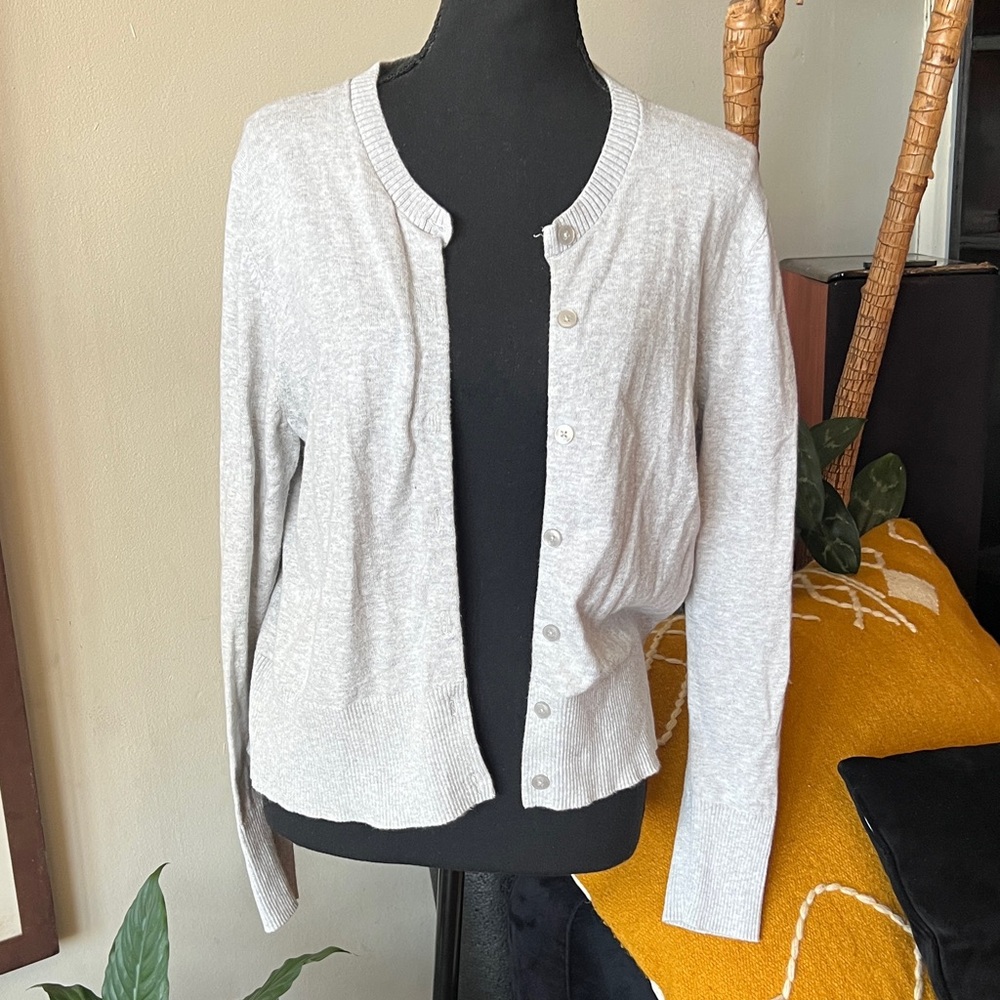 GAP‎ Light Gray Women's Cardigan